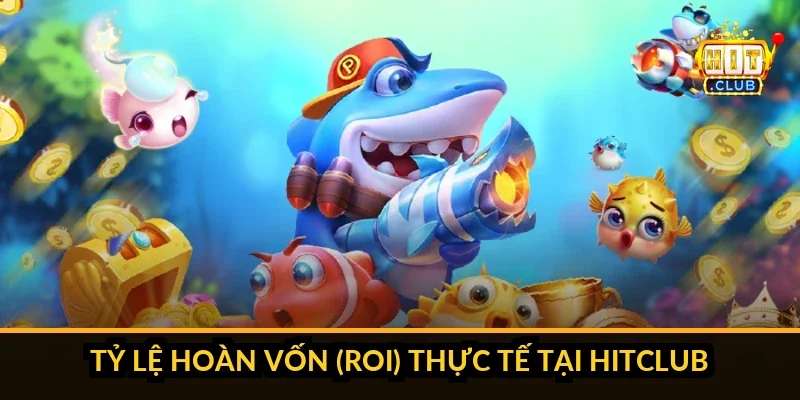 Biểu đồ so sánh ROI và phương sai của sảnh bắn cá Hitclub