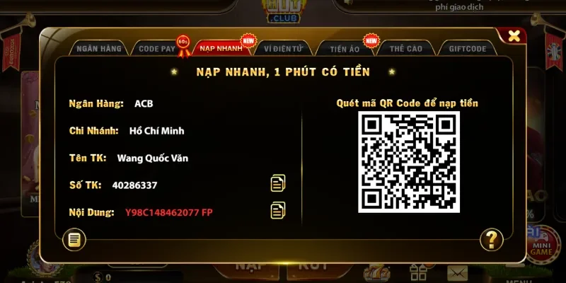 Quy Trình Nạp Tiền Hitclub Qua Ngân Hàng Không Bị Lỗi Tuân thủ quy định về thông tin tài khoản Hitclub